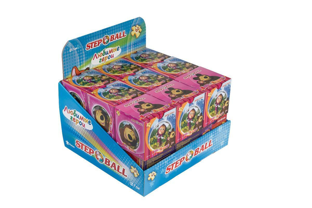 Пазл-шар 60эл. СМФ "Любимые герои №2" (Степ пазл)