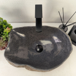 Раковина из речного камня RS-65083 45*32*15 0861