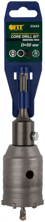 33443 Коронка кольцевая по бетону, хвостовик 110 мм в сборе, 50 мм FIT
