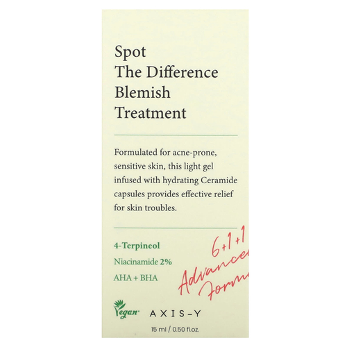Axis-Y, Spot The Difference, средство от пятен, 15 мл (0,50 жидк. унц.)