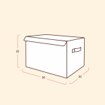 Большой набор коробок для игрушек. Котик