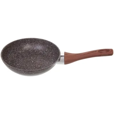 Сковорода «BAROLY» GRAY 18см индукционная с антипригарным покрытием, бакелитовая ручка