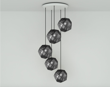 Люстра TOM DIXON ETCH BLACK 32CM ROUND