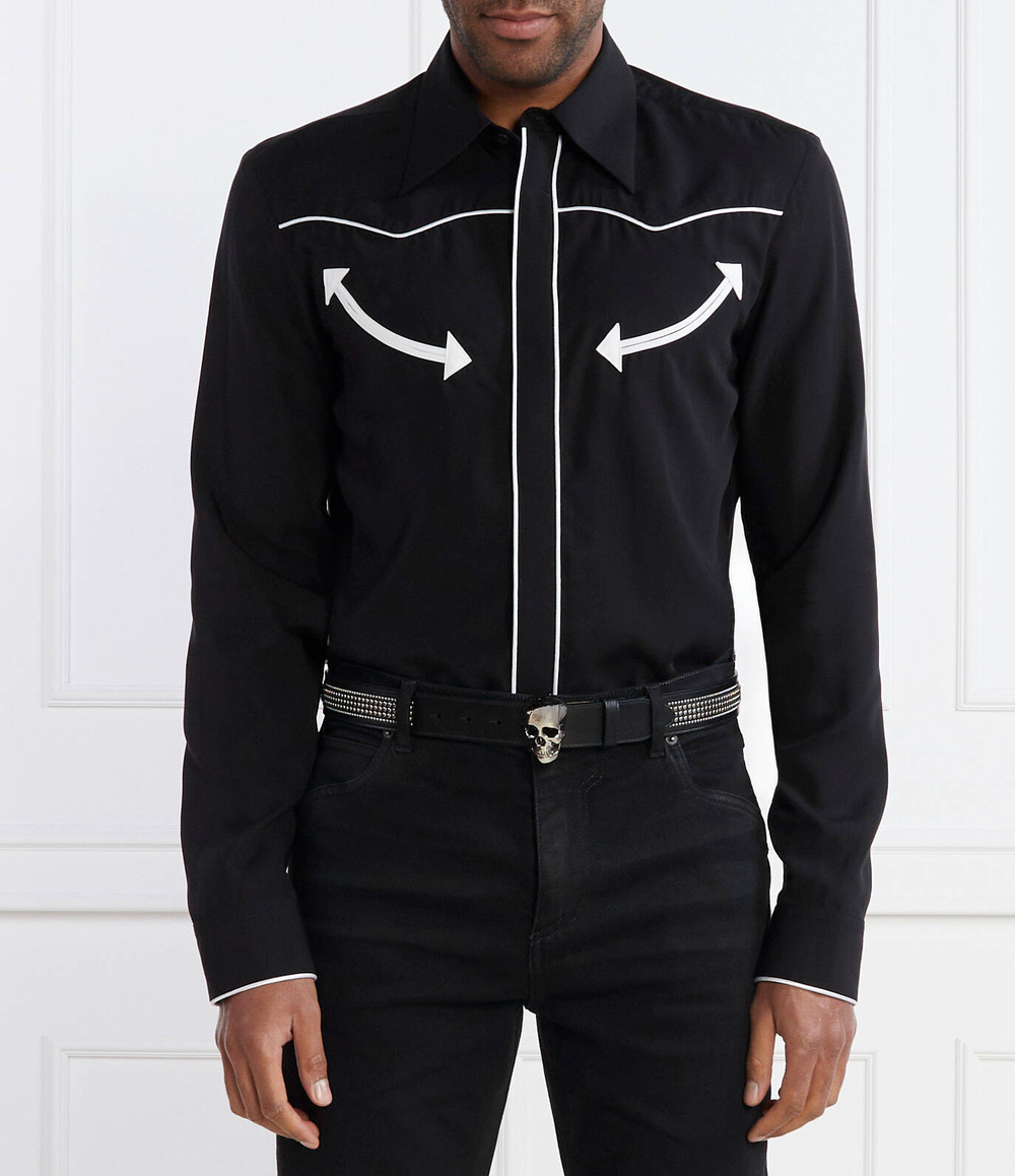 Рубашка Balmain - черный(CH1HS305 VD44)