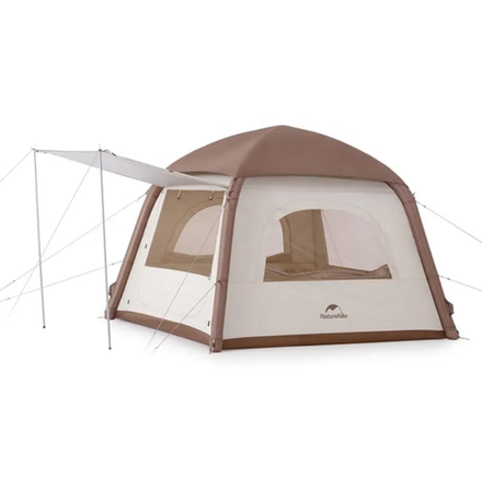 Палатка Naturehike Ango Air, 2-местная, быстросборная, надувной каркас, бежевая, артикул CNH23ZP12002-KH