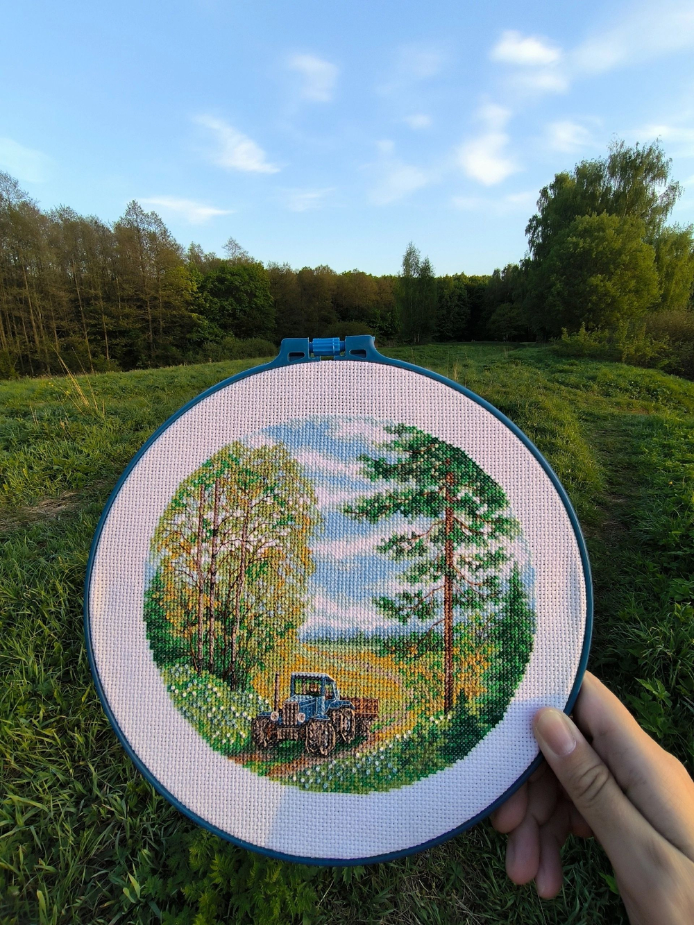 Набор для вышивания крестом Искусница "Дорога домой"