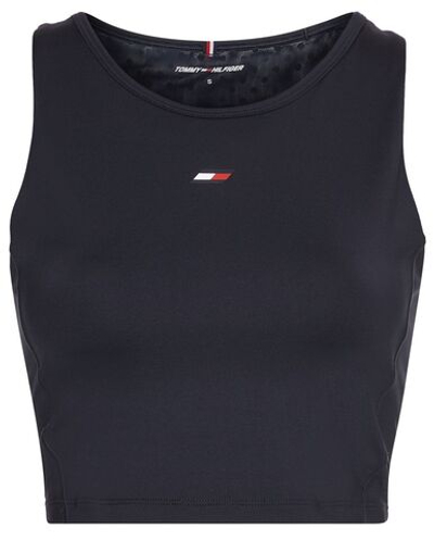 Женский топ теннисный Tommy Hilfiger Slim 2in1 Polka Dot Tank Top - desert sky