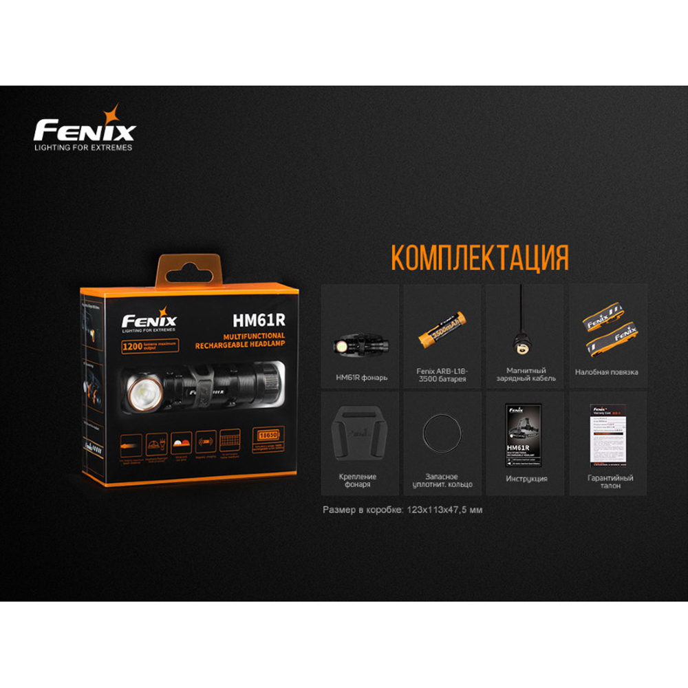 Фонарь Fenix HM61R