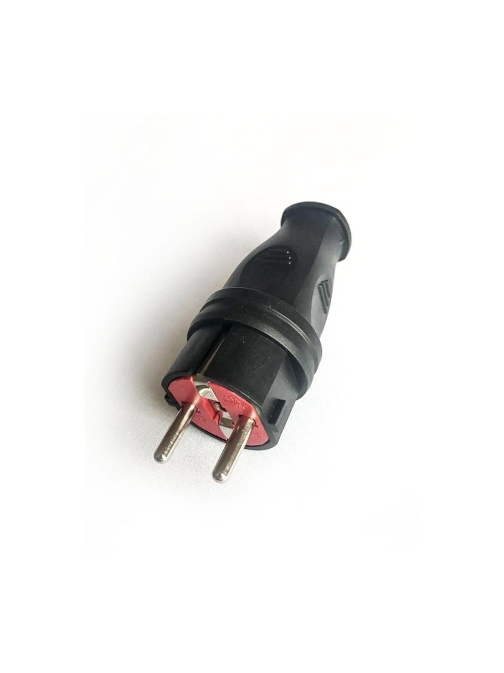 Вилка прямая 16А IP44 черн. КОСМОС VKsm-Z-IP(B)16A