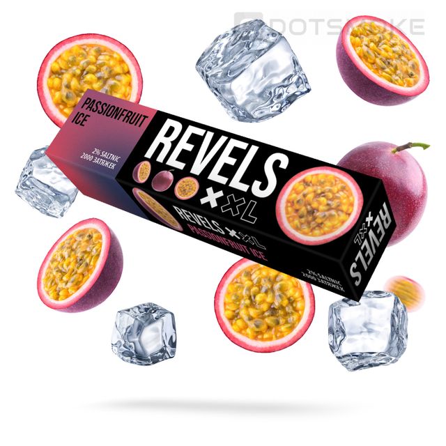 Одноразовый Pod Revels XXL - Passionfruit Ice (2000 затяжек)