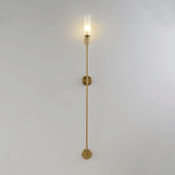 Бра Crystal Lux SIMPLY AP1.2 BRASS