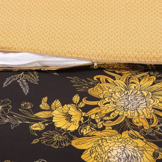 Евро комплект постельного белья Бархатистый звон сатин