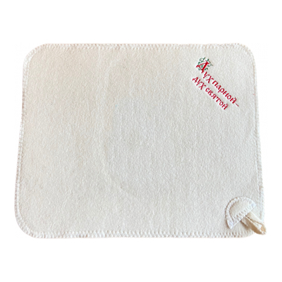 Коврик банный с вышивкой "Дух парной - дух святой" 30% шерсть/70% полиэфир