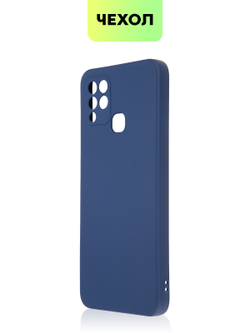 Чехол BROSCORP для Infinix Hot 10S оптом (арт. INF-HOT10S-COLOURFUL-BLUE)