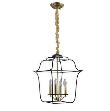 Люстра подвесная OML-94706-04 черный Maiori Omnilux