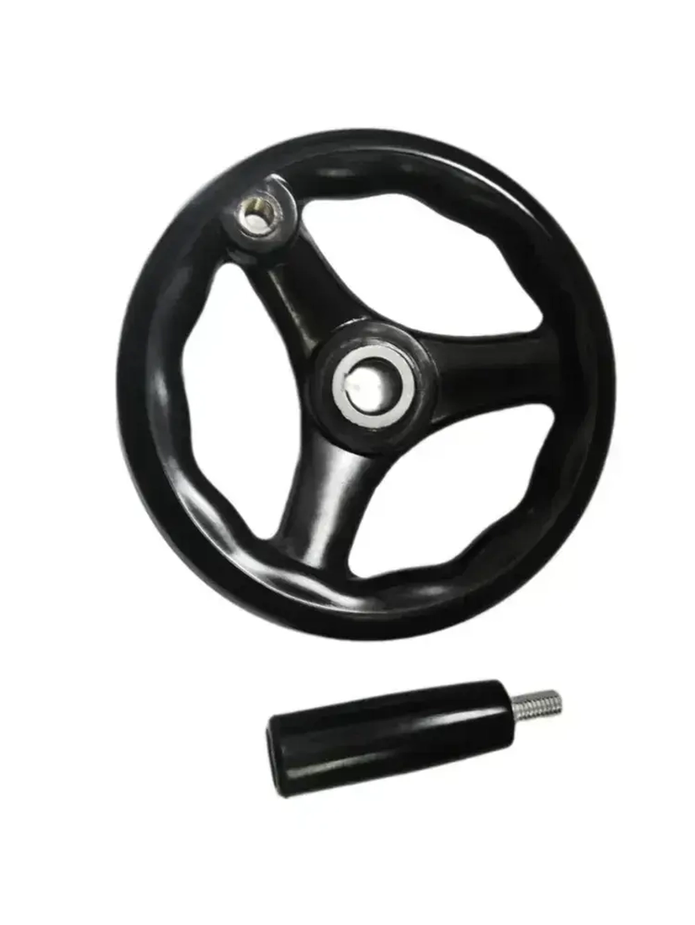 Маховик бакелитовый UnitMC с ручкой 100301.3 125х12