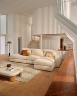 Alea 5-местный модульный диван с правым шезлонгом и съемным чехлом 340 см