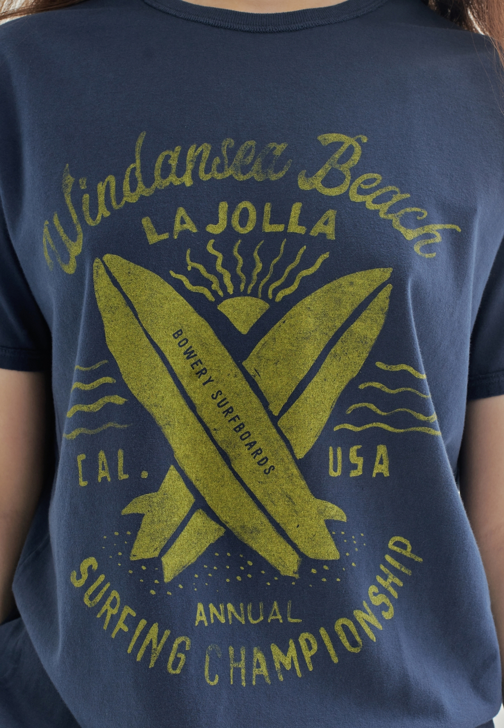 Футболка Bowery NYC "Windancer Beach" Vintage Mood Indigo