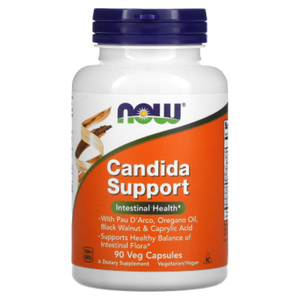NOW Candida Support 90 вегетарианских капсул