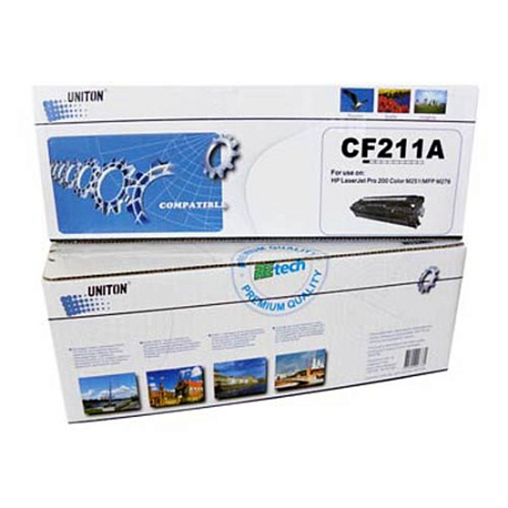 Картридж UNITON, аналог HP CF211A (131A) для Color LJ M251/M276 голубой (1,8K)