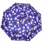 Зонт женский полуавтомат «Ultramarine - Геометрия», микс 6 цветов, 8 спиц, d-100см, длина в слож. виде 68см