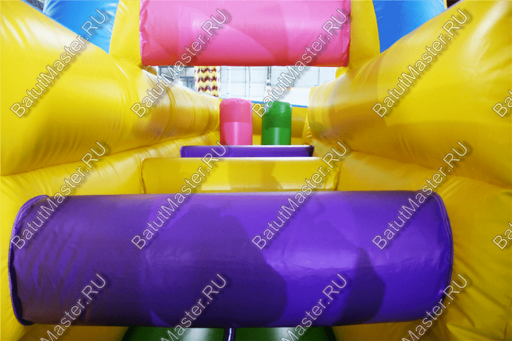 Надувной батут "В гостях у зебры"