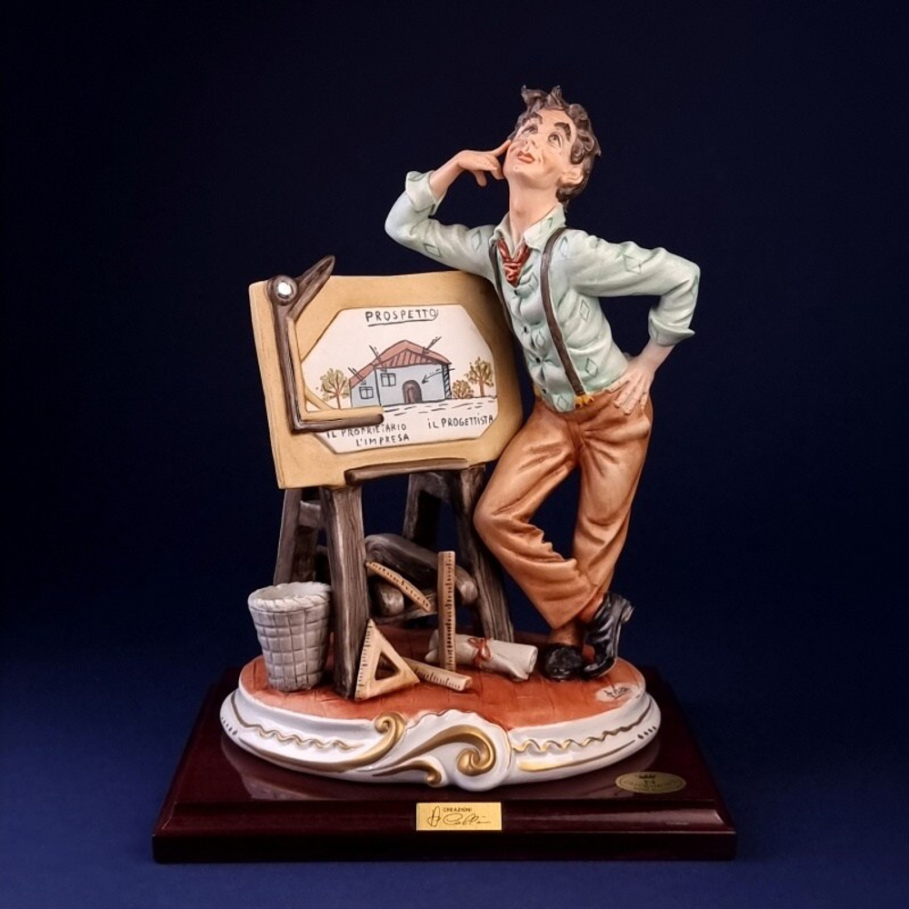 Фарфоровая мануфактура Capodimonte «Архитектор»