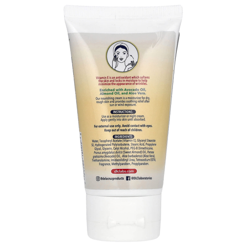 De La Cruz, крем с витамином Е, 74 г (2,6 унции)