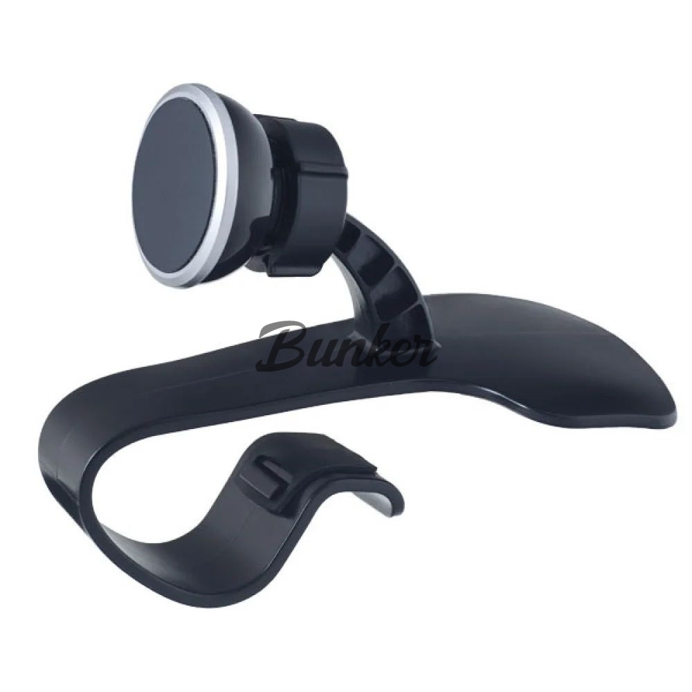 Perfeo-527 черный Держатель для смартфона до 6,5"/ на козырек приборной панели/ магнитный