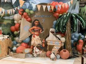 Moana and Madagascar Penguins Party
