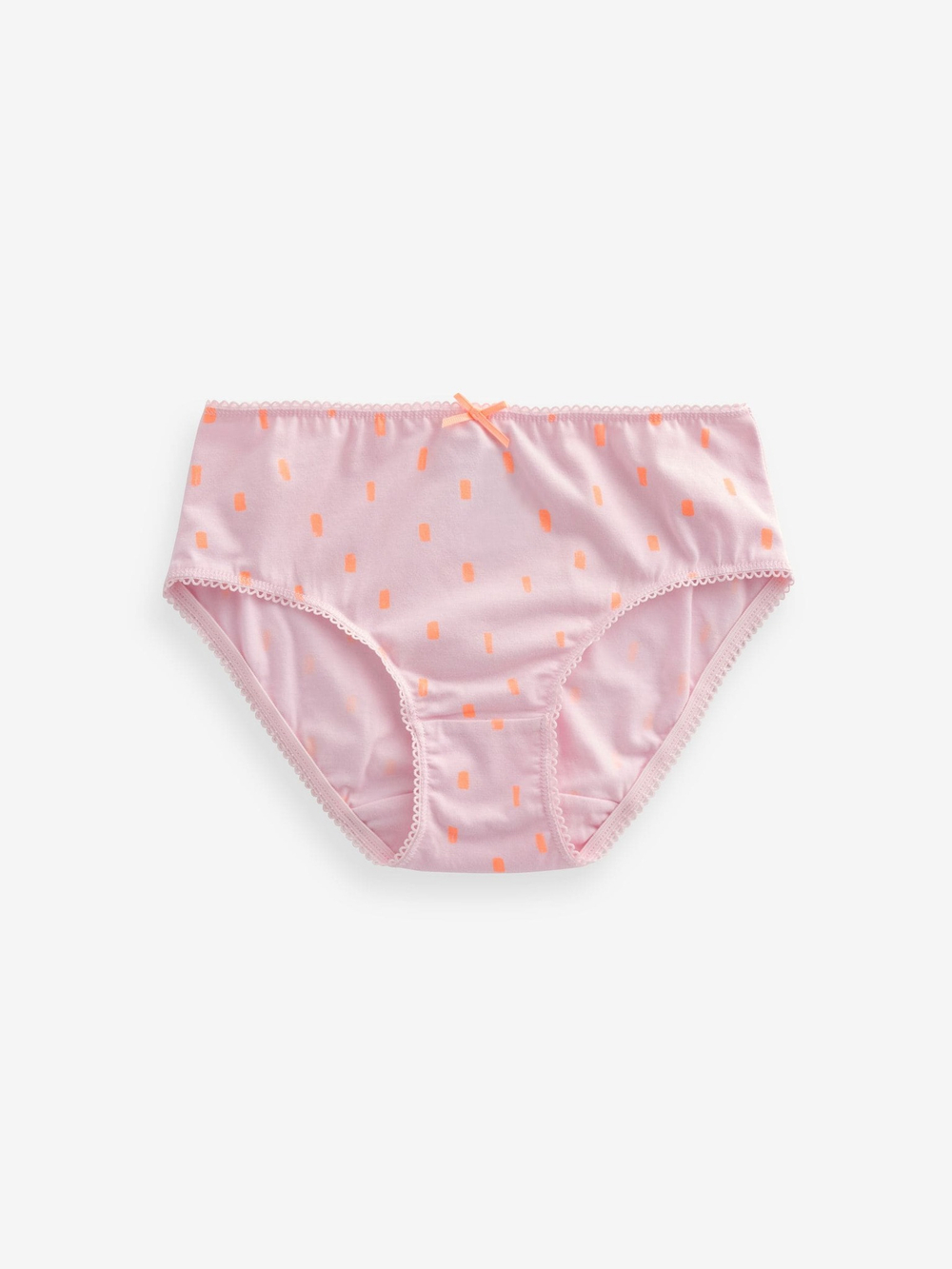 Трусы для девочки Next K92-280, 7 шт., Белый, Розовый, Салатовый