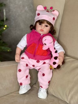 Кукла Реборн мягконабивная 48см в пакете (FA-005)