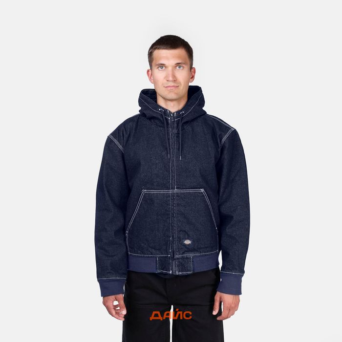 Куртка мужская Dickies Hooded Denim Jacket артикул:DK0A4ZAPRIN1 - купить в магазине Дайс