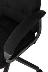 Кресло руководителя Бюрократ CH 002 Fabric черный 3C11 крестов. пластик