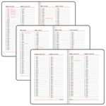 Ежедневник датированный 2023 А5 138x213 мм BRAUBERG "Favorite", под кожу, темно-синий, 114005