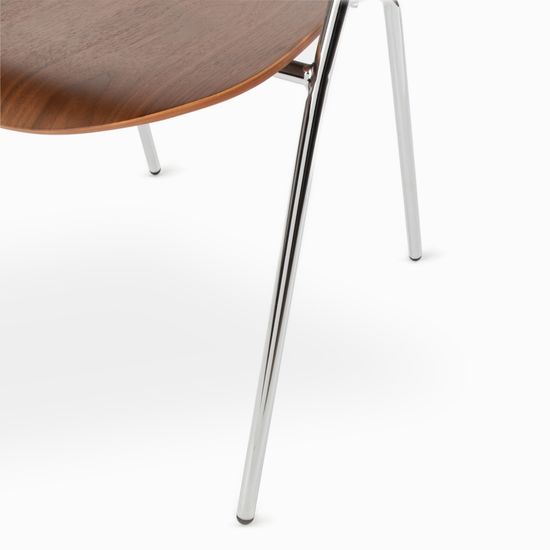 Обеденный стул Mina металлический каркас и дерево