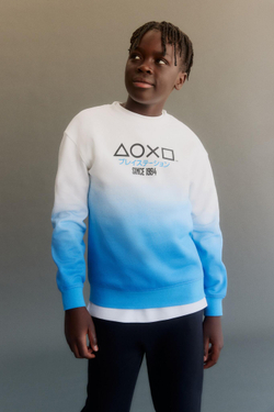 H&M Толстовка с принтом, синий