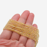 Золотистая шпинель синтетическая с эффектом нанесения потали, 2мм, шар, микроогранка