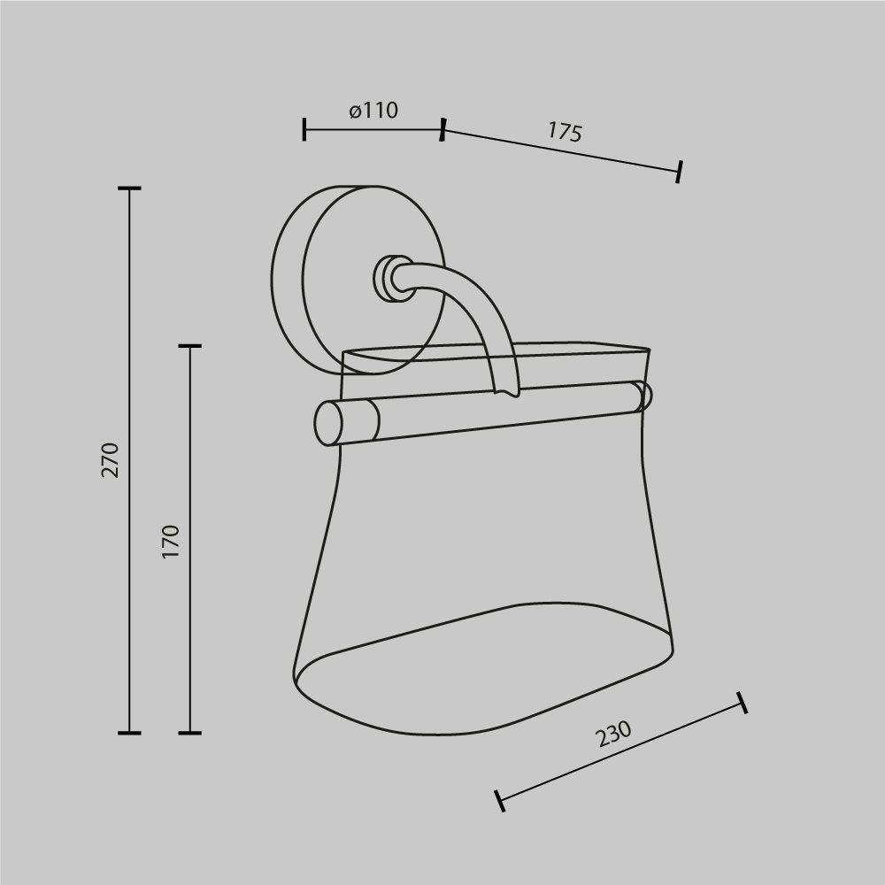 Бра Maytoni   MOD170WL-L8BS3K2