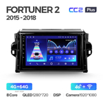 Teyes CC2 Plus 9" для Toyota Fortuner 2015-2018