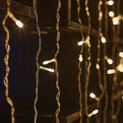 ULD-C3020-160-DTA WARM WHITE IP20 Занавес светодиодный. 3х2м. 160 светодиодов. Теплый белый свет. Провод прозрачный. TM Uniel