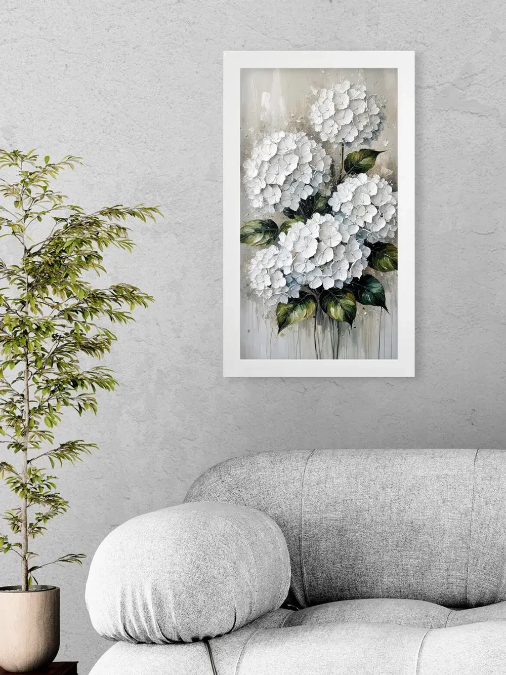 Картина настенная для интерьера в раме 66*39 см