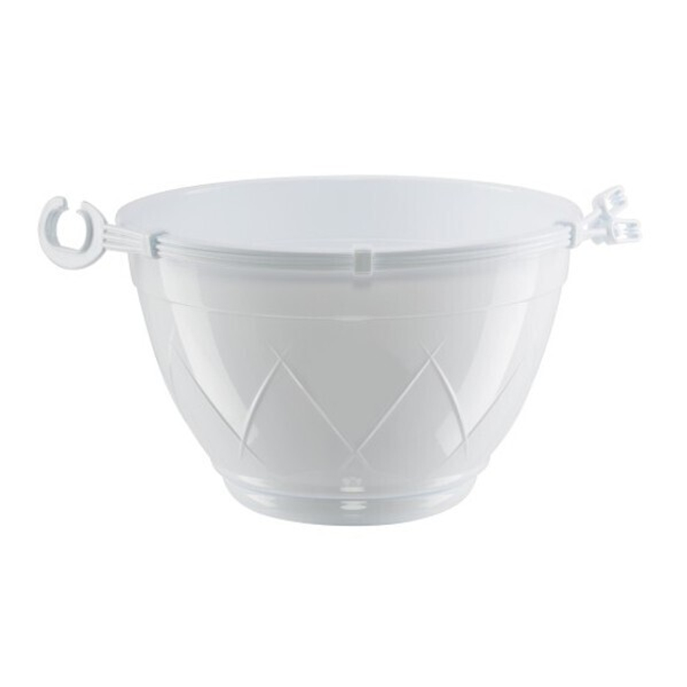 ГОРШОК "ЛИЛИЯ ПОДВЕСНАЯ" 2,5л БЕЛЫЙ