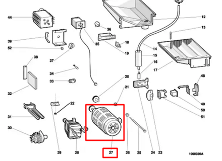 Электродвигатель (мотор) для стиральной машины Indesit (Индезит) / Ariston (Аристон) - 034685, 045964
