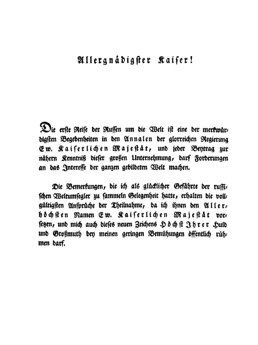 Bemerkungen auf einer Reise um die Welt in den Jahren 1803 bis 1807. Band 1 | G.H. Langsdorff