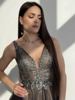 Платье вечернее с блеском