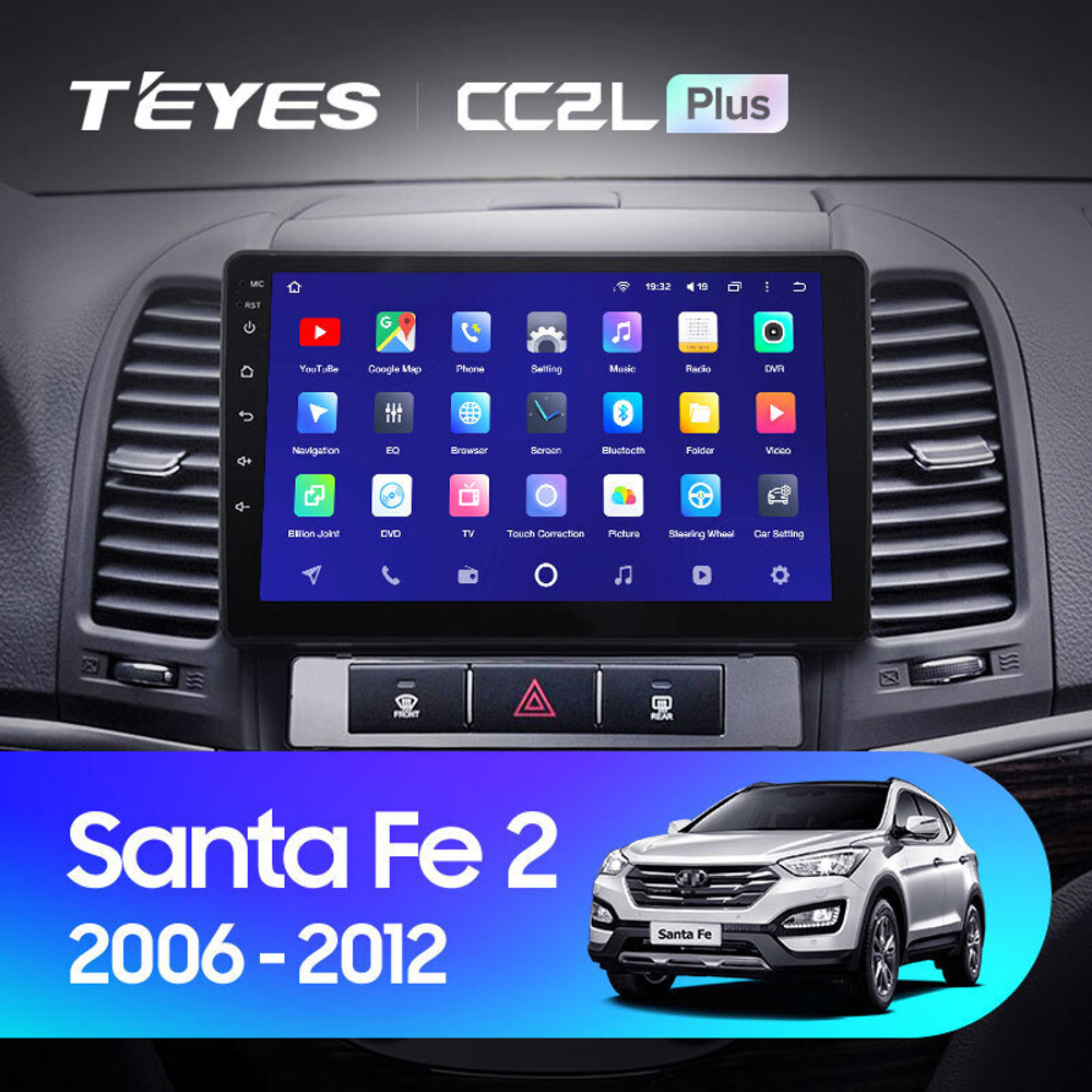 Teyes CC2L Plus 9" для Hyundai Santa Fe 2006-2012