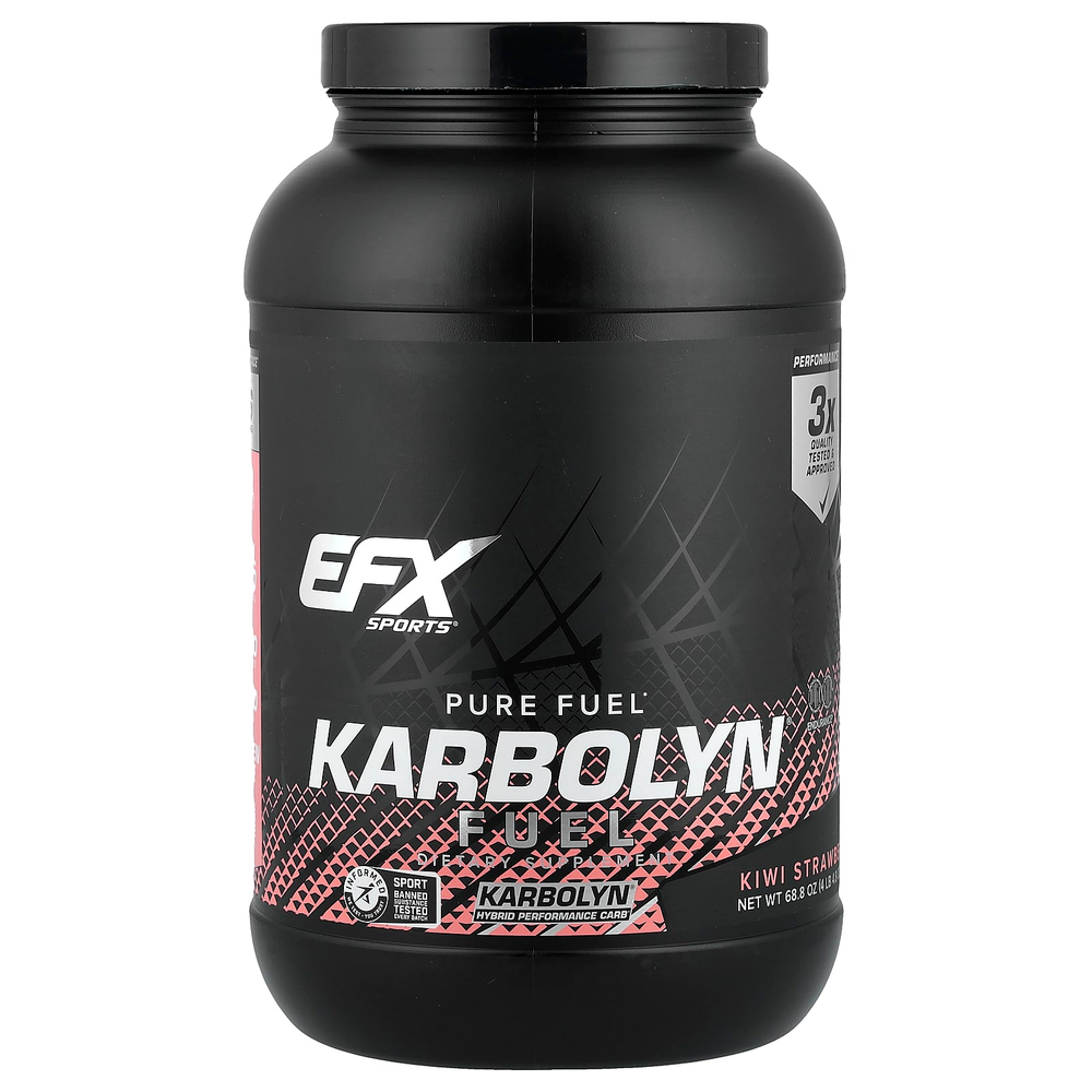 EFX Sports, Karbolyn® Fuel, со вкусом киви и клубники, 1950 г (4 фунта, 4,8 унции)