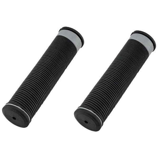 Ручки руля (грипсы) KMS 120 мм. с цветной окантовкой