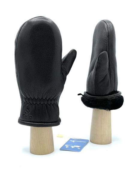 Варежки мужские на натуральном меху